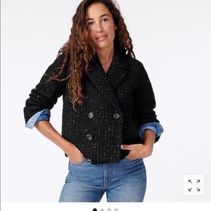 NWT J. Crew Lady jacket in Italian Lurex® tweed